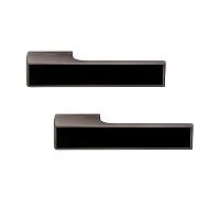 Ручки на розеті MVM Z-1440 (T1-E1) MA/BLACK матовий антрацит з чорною вставкою